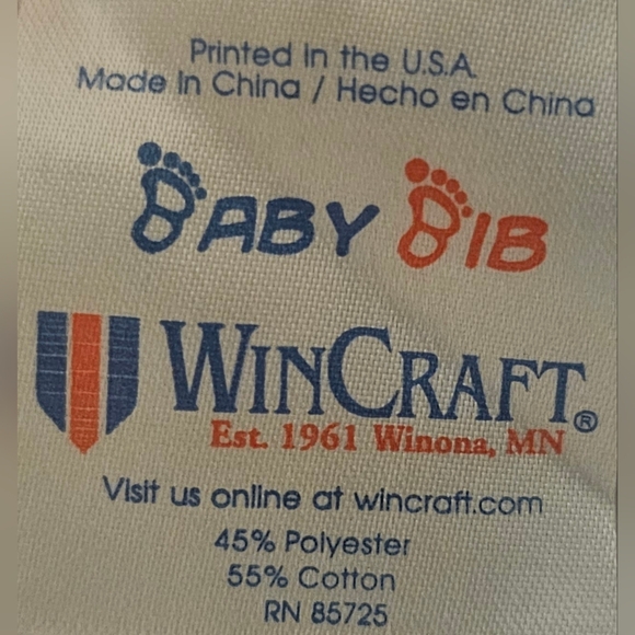 NFL All Pro San Fransico 49ers Bib By Wincraft Baby Bib - Picture 2 of 2